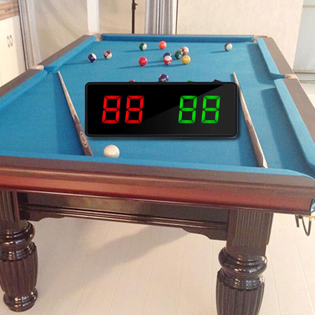 Бильярдное электронное табло Портативный счетчик очков Профессиональное легкое цифровое табло Простое в использовании Прочное
