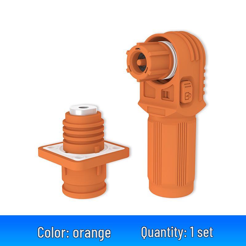 High Voltage Waterproof Energy Storage Quick Connect Terminal (200A/250A/300A) Single Core Elbow Connector