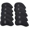 3,4,5,6,7,8,9,P,S,A Golf Putter Accessories Golf Headcovers Golf Iron Covers Set Golf Club Cover