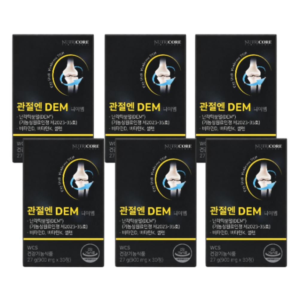 DEM for joints 6 pcs monthly supply 6 boxes 30 tablets