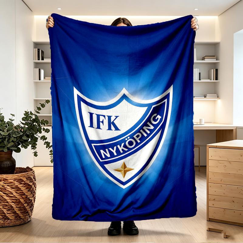 IFK Norrkoping Print Blanket - Soft & Comfortable, for Bedroom, Travel, Sofa, Home Decoration - Birthday Christmas Gift for Friend