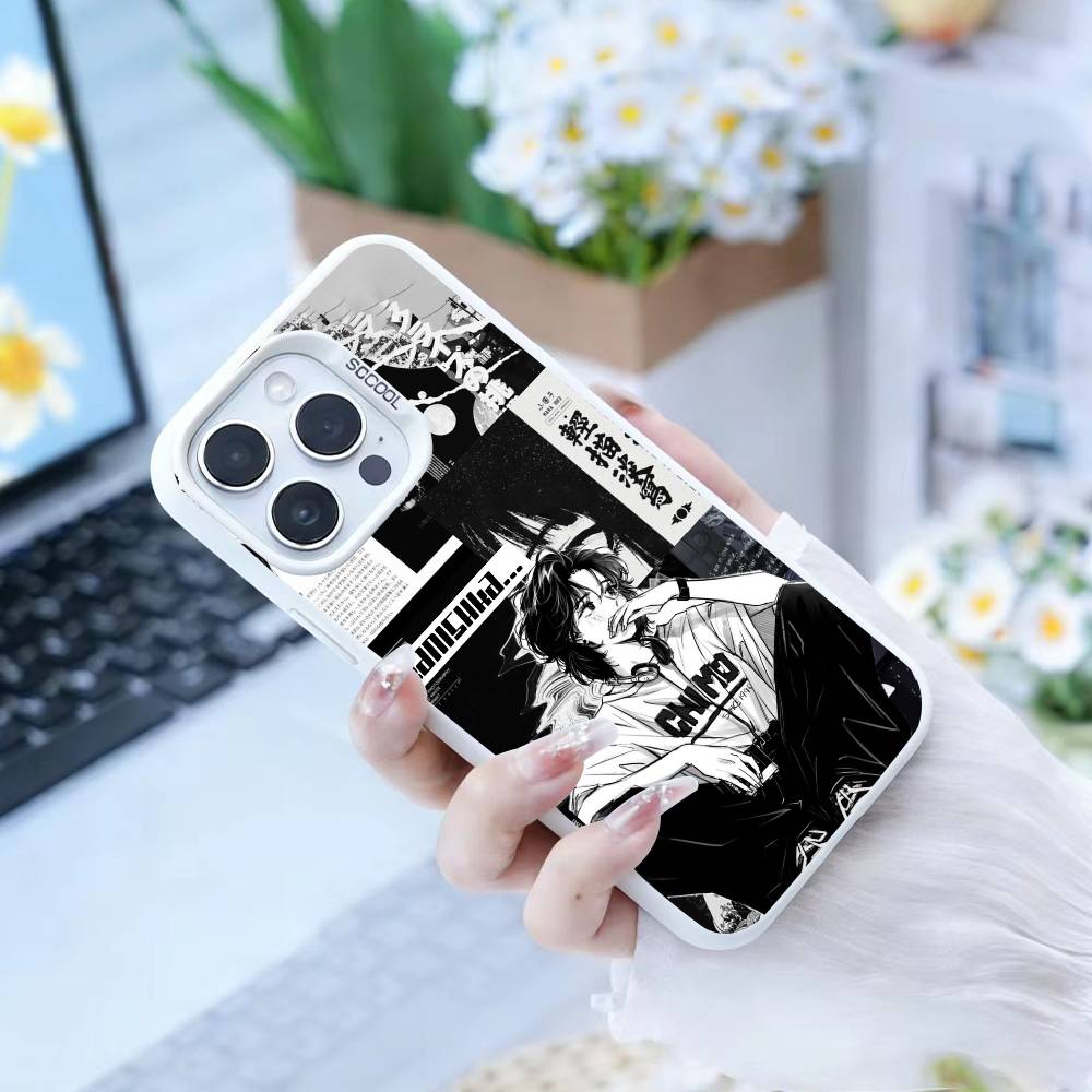 Anime Wallpaper Phone Case For IPhone 16 17 15 14 12 13 Pro Max white Color Shockproof Cover