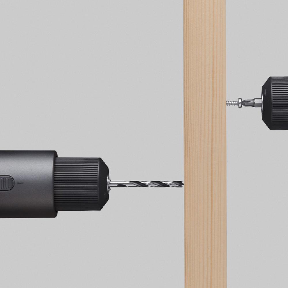 Комплект беспроводной электрической дрели Xiaomi MIJIA, электрическая отвертка/дрель, дизайн 2 в 1, с 3 режимами/30