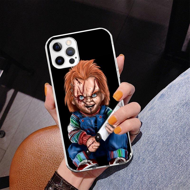 Чехол для телефона Chucky Child's Play для iPhone 17 Air 16 Pro Max 16E 15 + 14 Plus 11 12 13 Mini 7 8 SE Подарочный чехол с принтом Fundas 17 Air
