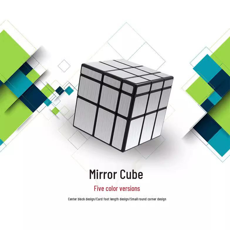Qiyi 3x3 Зеркальный куб - Матовый однотонный, Пазл неправильной формы
