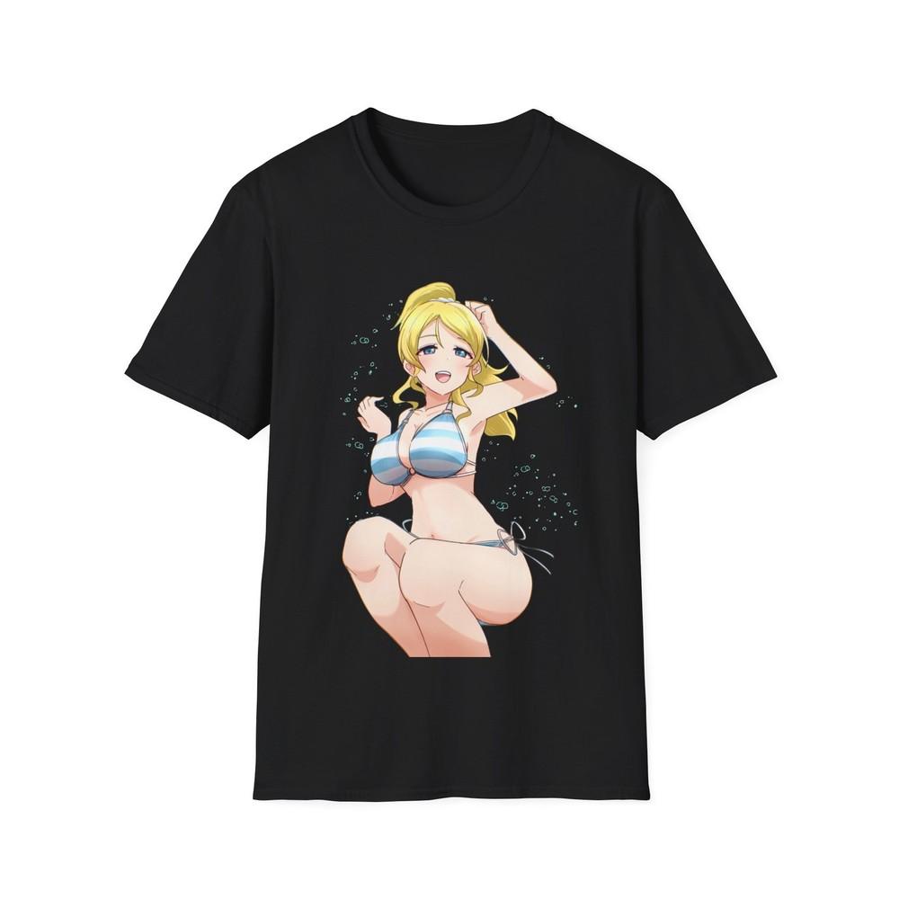 Футболка Ayase Eli Love Live Летние вайбы, Милая пляжная футболка,