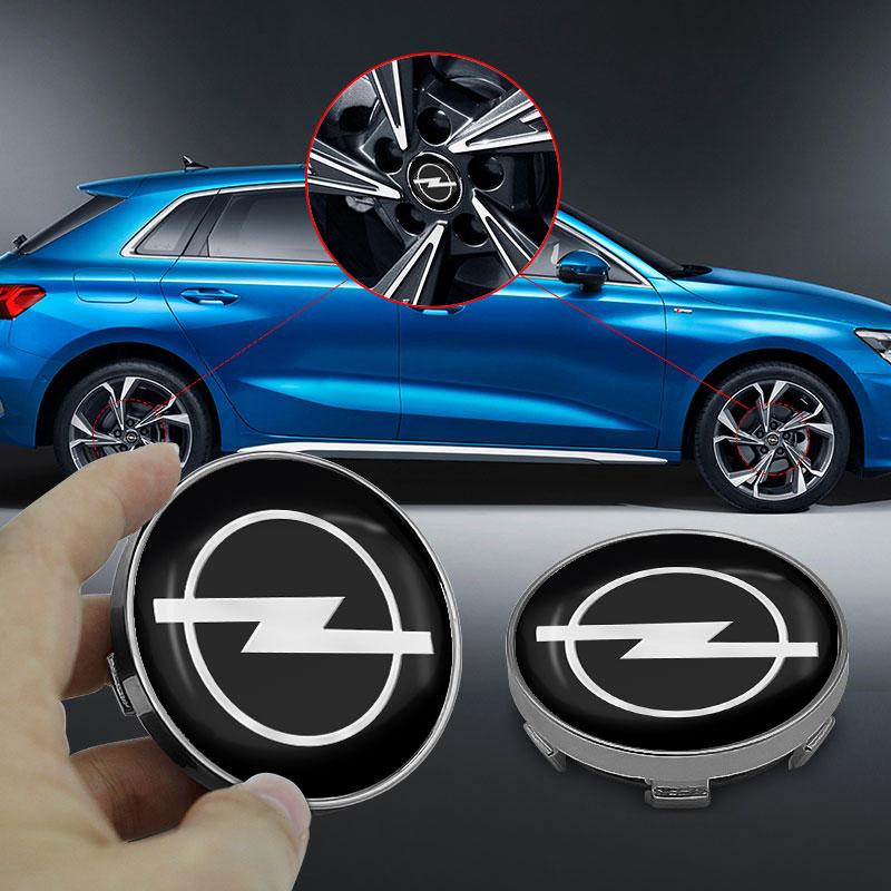 60mm Car Wheel Center Hub Cap Rim Cover Emblem Stickers For Opel Insignia Astra Antara Meriva Zafira H G Corsa