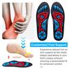 1 Pair Arch Support Insoles Orthopedic Acupressure Insoles for Pain Relief Flexible Shoe Inserts Reflexology Massage Insoles