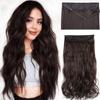 Синтетические длинные волнистые накладные волосы Halo без зажима в натуральном скрытом секретном накладном волосе из синтетического термостойкого волокна