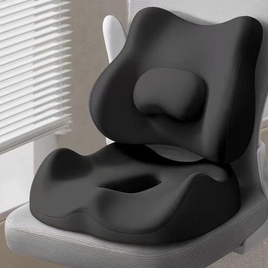 Подушка сиденья из пены с памятью Дышащий дизайн Снятие давления на копчик Эргономичная поддержка Офис