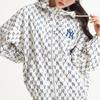 New MLB Base Logo Jackets Unisex Cream 3AWJM0121-50CRS