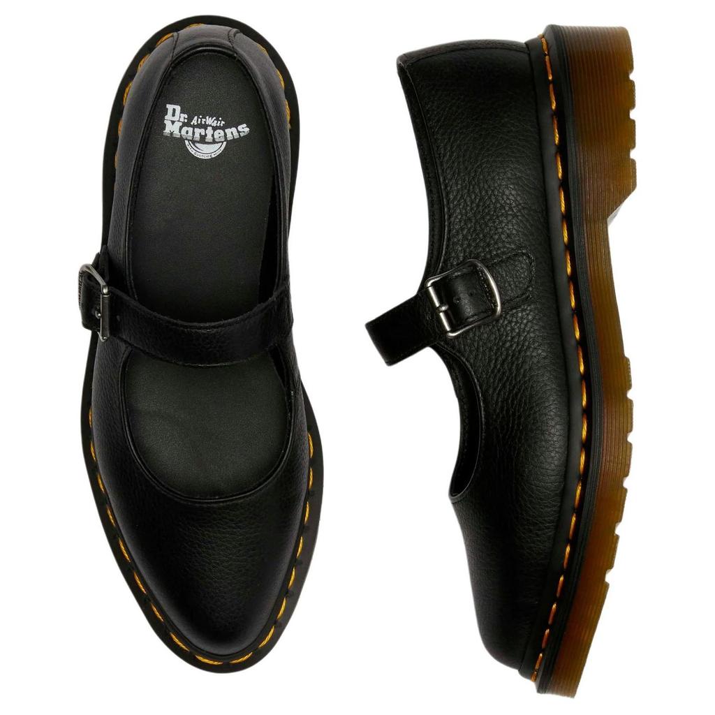 Dr. Martens Elphie Virginia Leather Mary Jane Shoes Black (Womens) Women Sneakers 40685001