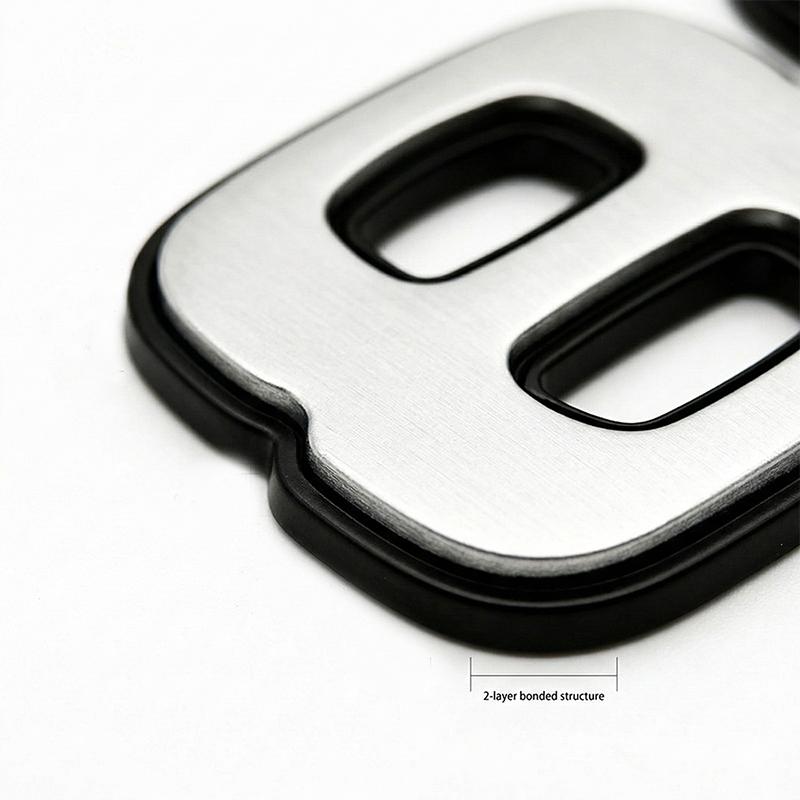 3D 800 Emblem Car Rear Trunk Badge Sticker Fender Decal Logo For Benz W463 G63 W213 Auto Styling Accessories
