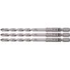 VESSEL Drill Bit Set for Porcelain Tiles, 6.0mm, 3-piece set, APD3S-6.0