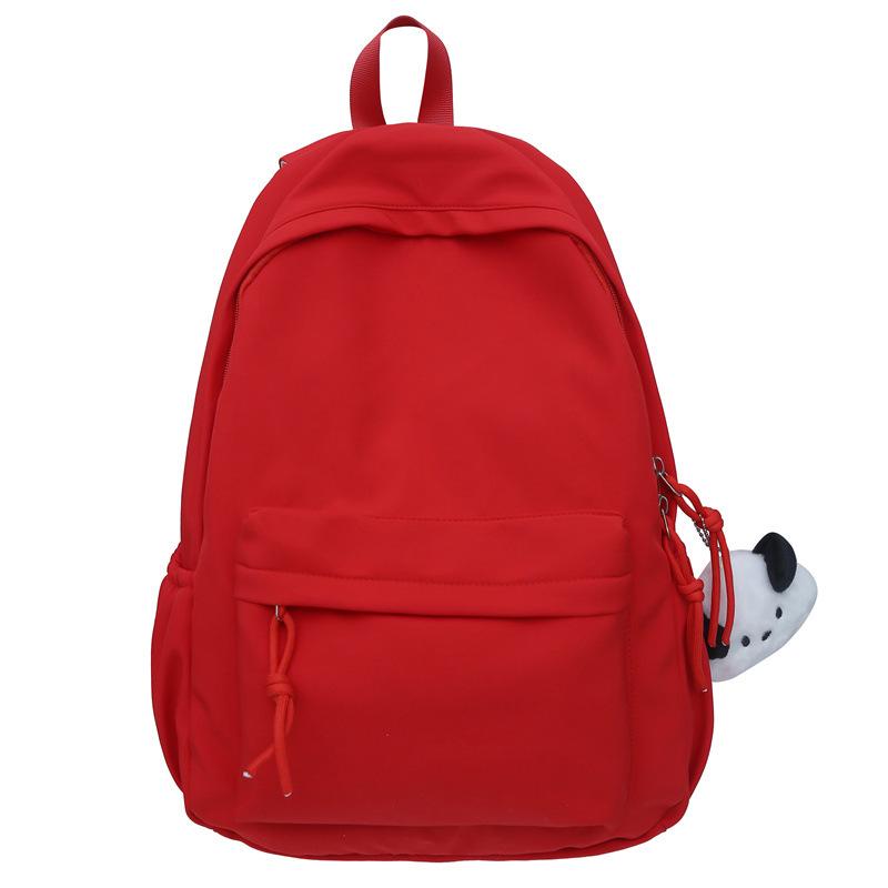 Женский рюкзак большой вместимости, однотонный, студенческий рюкзак, мужской школьный рюкзак