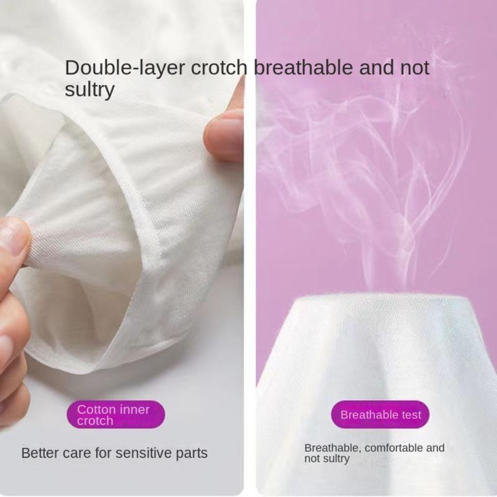 Асептические менструальные принадлежности для путешествий Женское нижнее белье Хлопковые одноразовые трусики Стерильное нижнее белье
