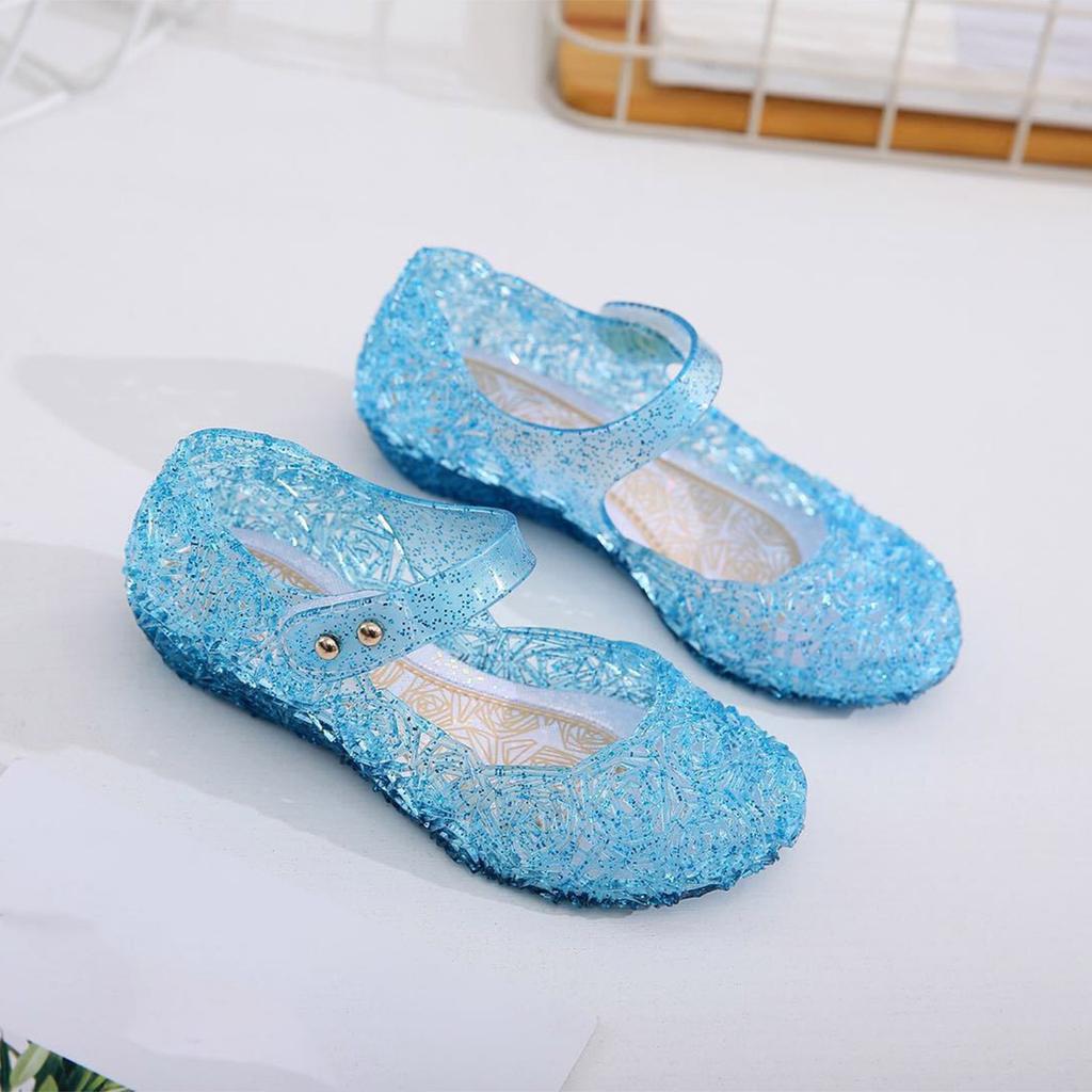 Girl Princess Shoes Performance Shoes Bag And Girl High Heels Children's Crystal Sandals