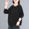 Long-sleeved Round Neck Sweater Women's Autumn Loose Fashion Large Size Casual Top