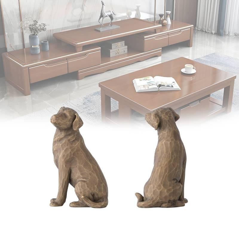 Love Willow Tree My Dog Dark Figurine Resin Multi Colour Desktop Toy Ornament