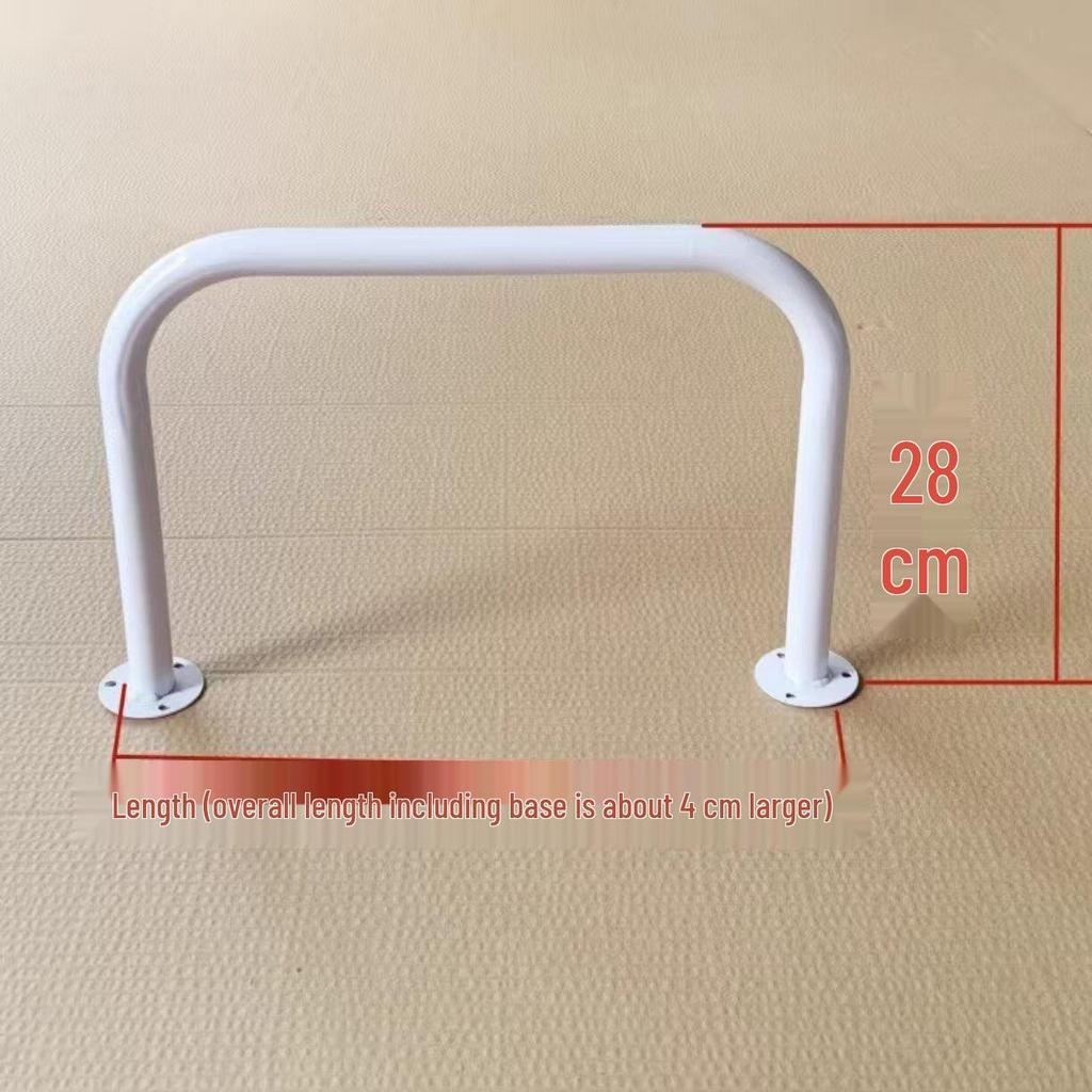 Gold Wall-Mounted Iron Display Stand & Clothes Hanging Rod