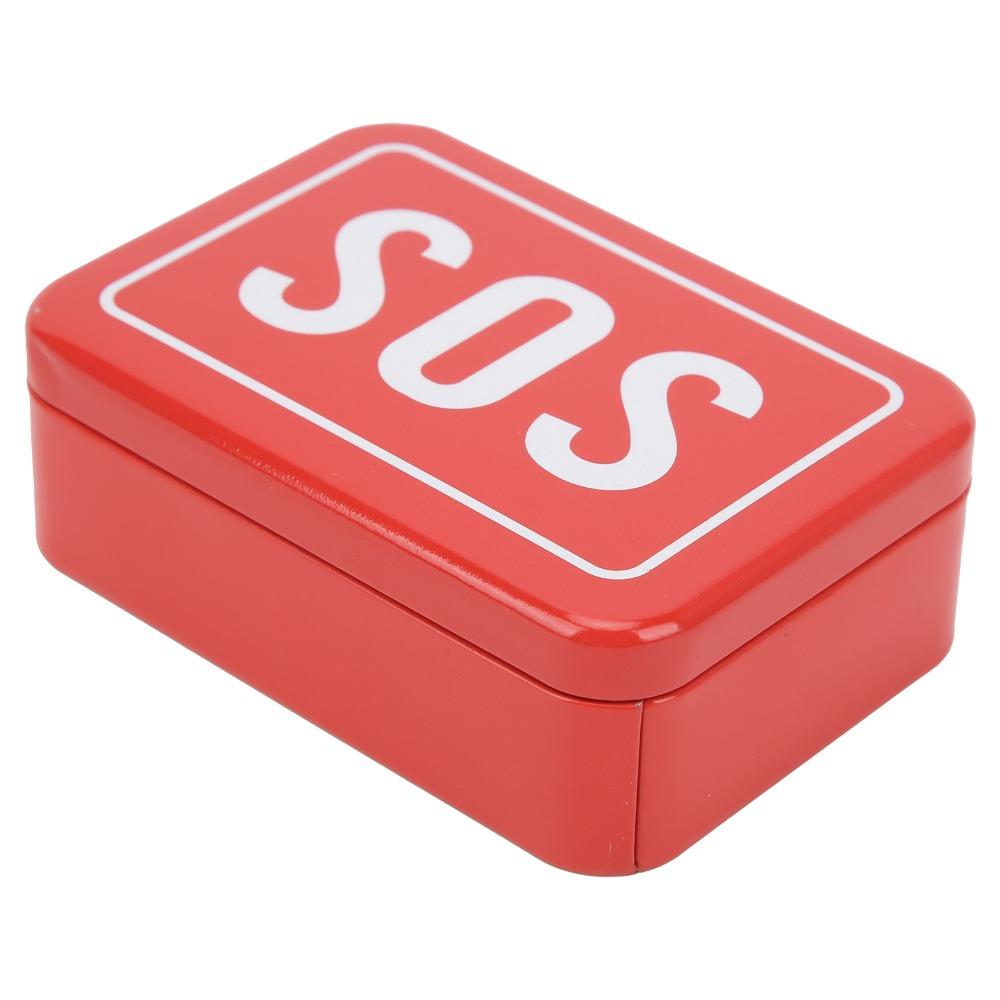 3 Pcs Iron SOS Lifesaving Toolbox Multifunctional Survival Storage Box Camping Hiking Travel