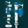Practical Toilet Tanks Fill Valves Replacement Set High Seal Easy Installation Water Saving Designs Bathroom Accessory
