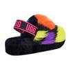 UGG Женские тапочки Fluff Yeah Slide 'Party Spots' 1125006-BLK