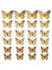 Breathtaking Decorative Butterflies In Orange Pack of 24 for All Events