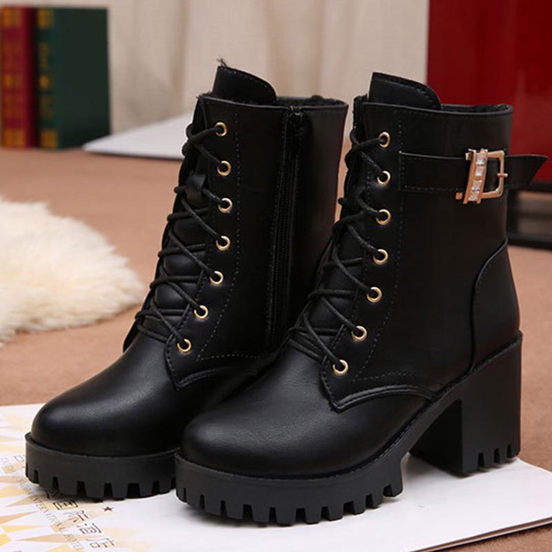 2023 осенняя ранняя зимняя обувь, женские ботинки на высоком каблуке, брендовые черные, красные женские зимние ботильоны