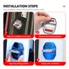 AAVU1 For Benz 4PCS Fashion Stainless Steel Car Covers Door Lock Protecting Cover AMG CLA CLS C180 C200 W204 W205 Exclusive A C E R V