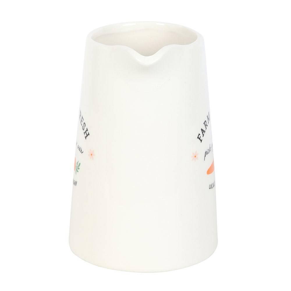 Something Different Farm Fresh Carrot Patch Ceramic Flower Jug
