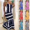 Womens Tie-Dye Beach Pullover Maxi Boho Sundress Ladies Loose Long Slip Dress