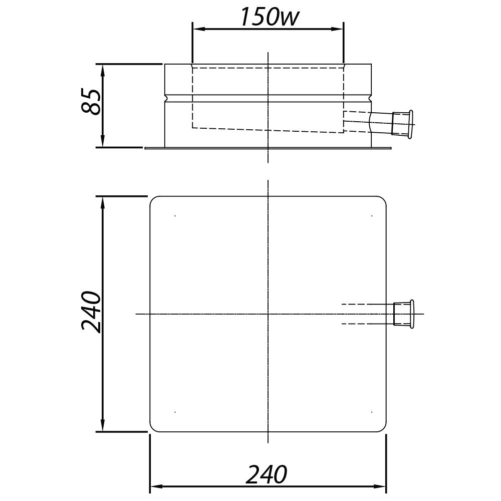 Опорная плита ADAM DW fi 150