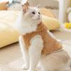 Cat Clothes Keep Warm In Winter and Prevent Hair Loss Muppet Blue Cat British Short Kitten Pet Dog Traction Fleece Autumn and Winter Clothes