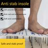 1 пара мягкой защитной обуви с защитой от проколов, стелька для использования на открытом воздухе, антипрокольные амортизирующие накладки, кевларовая стелька, устойчивая к проколам