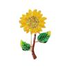 Win The Championship In One Fell Swoop Van Gogh Sunflower Flower Brooch High-End Temperament Design Sense Enamel Brooch Pin Clothing Accessories