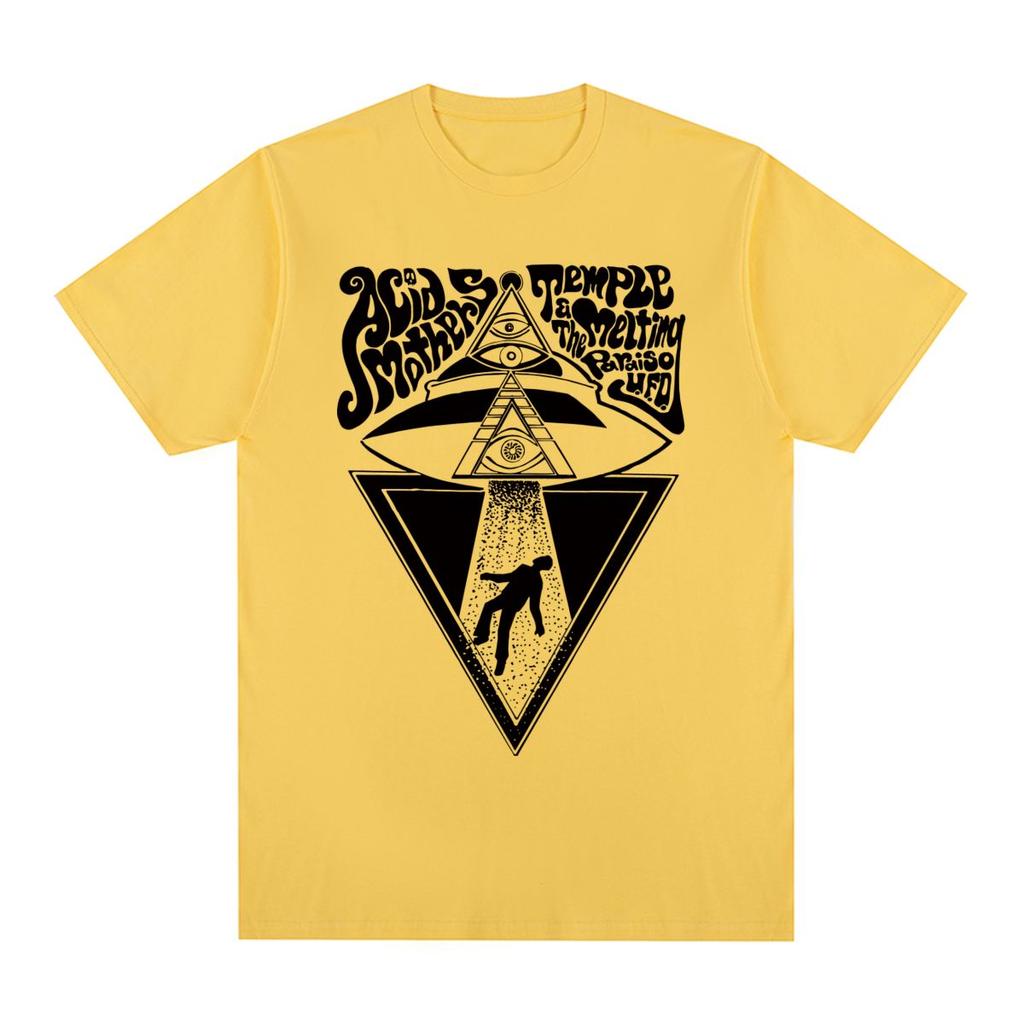 Acid Mothers Temple Винтажная футболка BOREDOMS Japanoise U.F.O. Хлопковая мужская футболка Новая футболка Женские топы