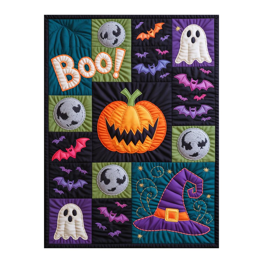 Halloween Print Pumpkin Castle Blanket Flannel Blanket Throw Blanket