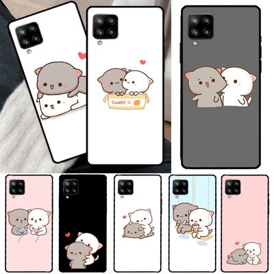 Чехол Peach Cat для Samsung Galaxy A54 A34 A14 A13 A12 A22 A32 A52 A72 A51 A71 A53 A52S Задняя крышка