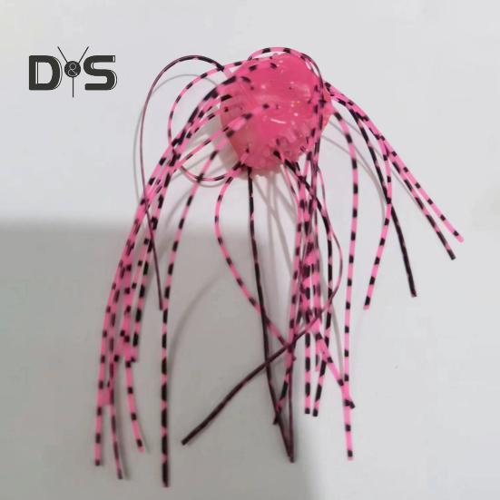 10 шт. 1,4 см/4 г мягкие приманки в форме кубиков с юбкой, медленно тонущие цветные искусственные приманки из ПВХ для ловли пресноводного соленого окуня, сома, рыболовные принадлежности