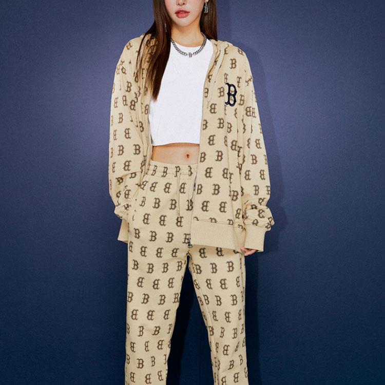 Новые унисекс свитшоты MLB Old Flower Бежевый Желтый 3ATRM0114-43BGS