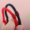 Women Simple Friendship Buddhist Tibetan Chinese Knots Wrist Jewelry Bangles Bracelet Red Rope
