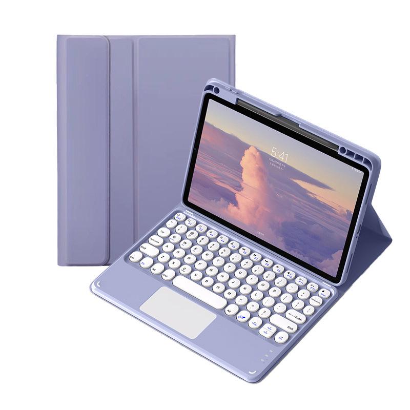 Кожаный чехол для iPad 10-го поколения 11/10.9'' с Bluetooth-клавиатурой и слотом для стилуса