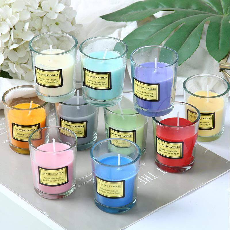 Gift Box Aromatherapy Candles Without Removing Odors Indoor Candles Aromatherapy Glass Romantic Fragrance Candles