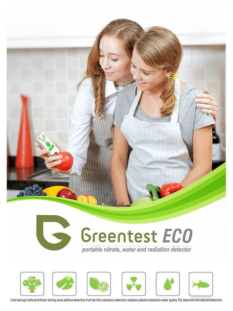 ECO6 Green Tester: Nitrate & Radiation Detector for Food, Water, & Environment