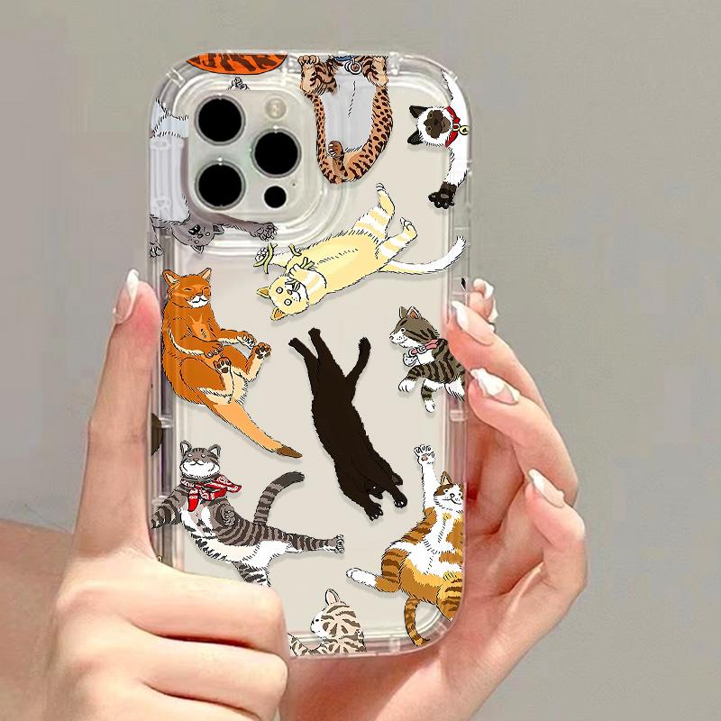 Airbag Phone Case for iPhone 11 13 16 Pro Max iPhone 14 15 12 13 Pro Max 16 Plus 7 8 Plus Samsung S24 FE A55 A05S A54 A06 S22 A15 S23 A12 A22 A52S A34