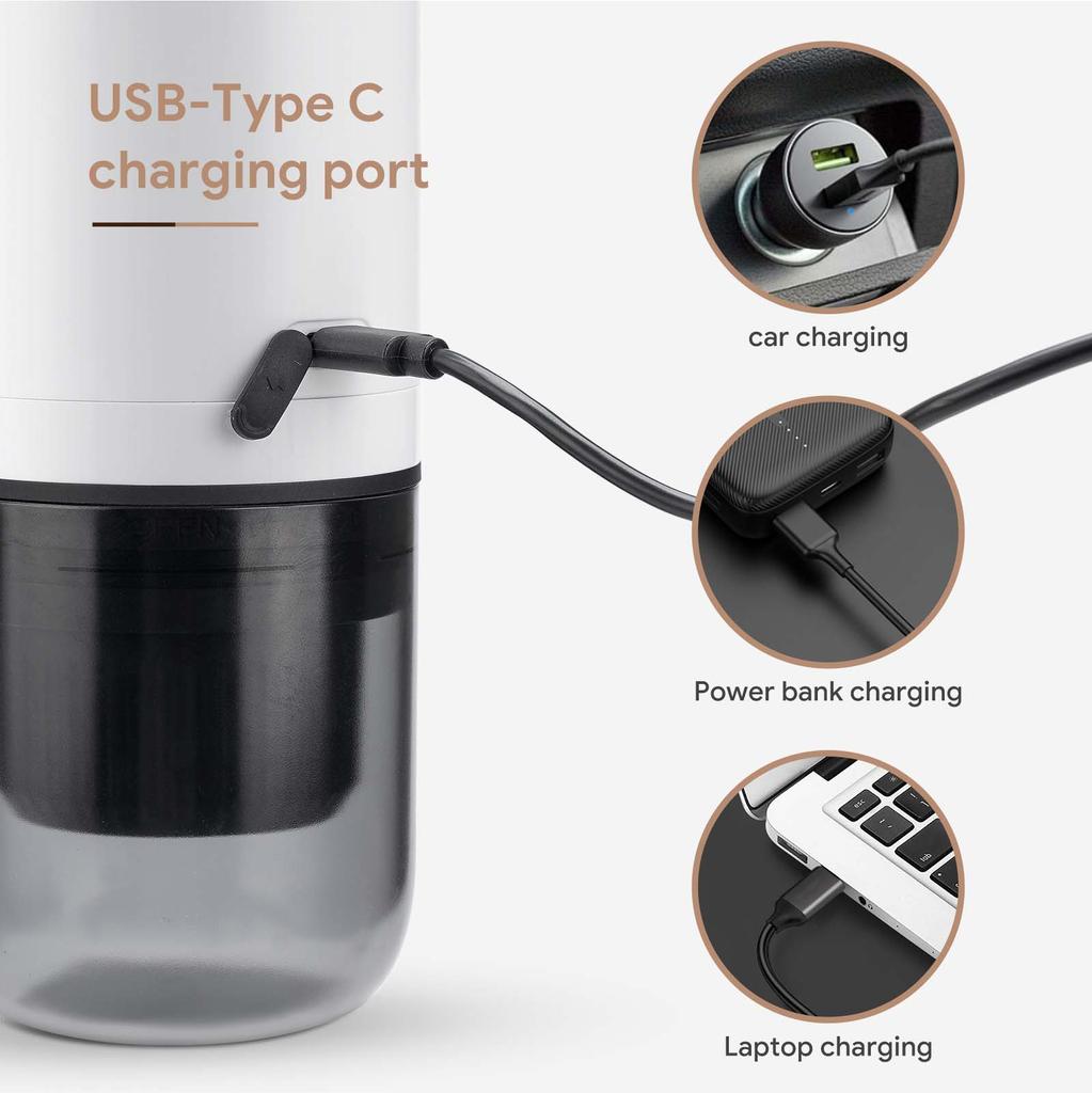 i Cafilas ME2410 Портативная эспрессо-машина на 17 бар, совместимая с капсулами Nespresso для путешествий на открытом воздухе