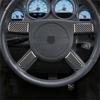 For Dodge Challenger LHD Carbon Fiber Steering Wheel Button Cover Trim  08-2010