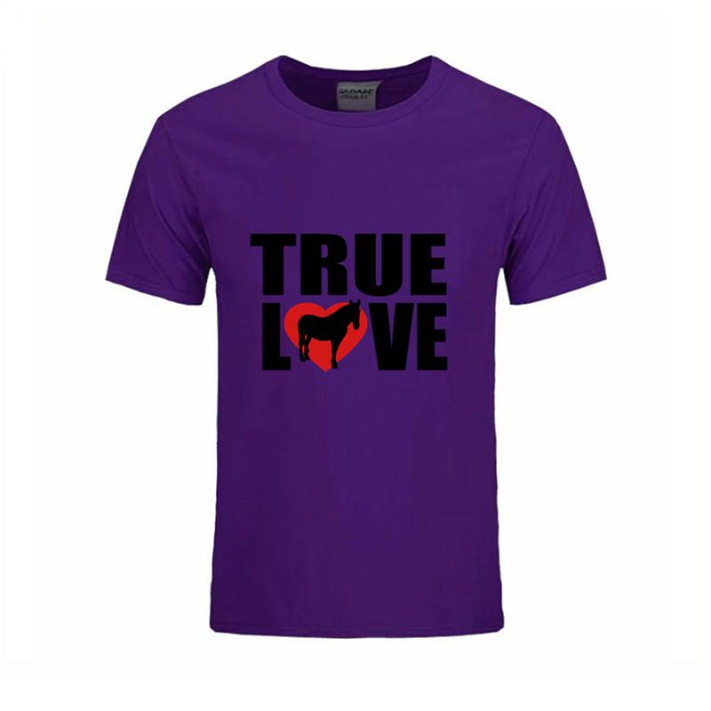 My Horse Is My Love Band Men T Shirt Fashion Funny Animal T Shirt