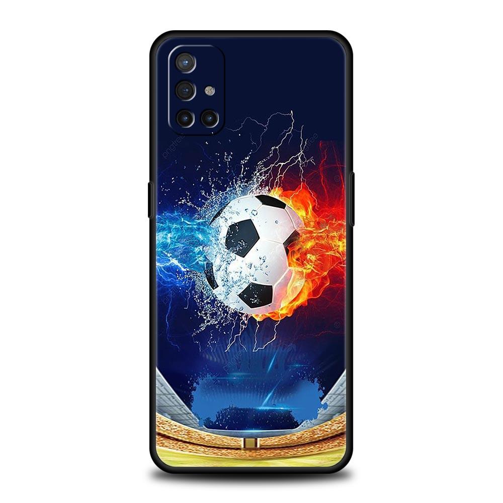 Футбольный чехол для телефона для OnePlus 13 12 11 10 9 8 7T Pro 13R 12R 10R 9RT 8T Nord N200 N30 2T CE 2 3 5G Lite Мягкая крышка